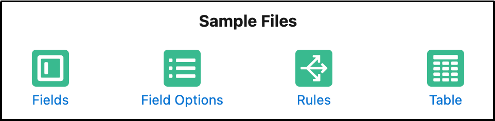 Sample files