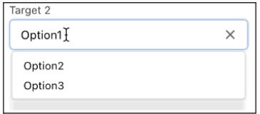 Picklist option