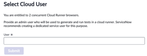 Image showing user selection success message