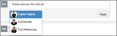 Auto suggest