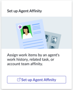 Set up Agent Affinity in the AWA home page