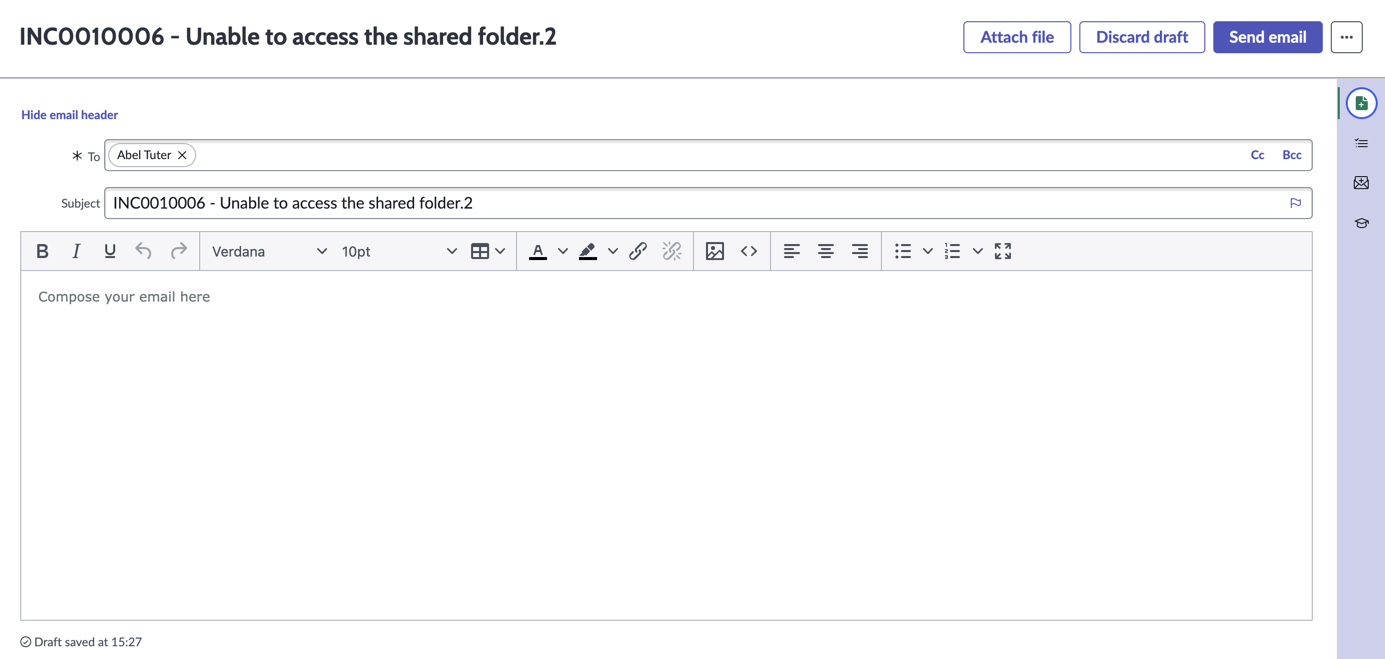 Client de messagerie