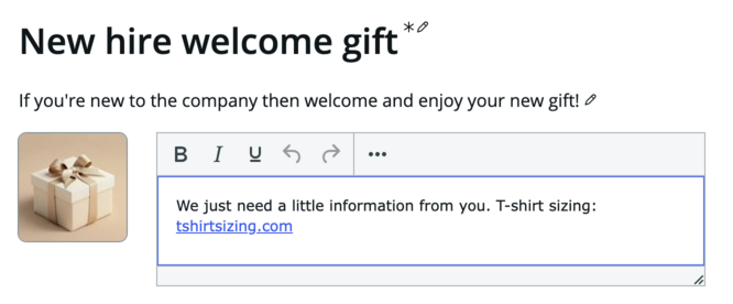 Change the look and feel of the form by changing text and images