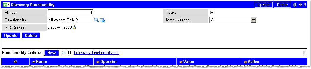 SNMP を除くすべてのスキャン
