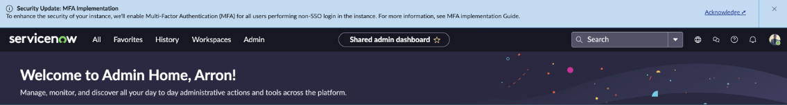 Nachricht für Administrator