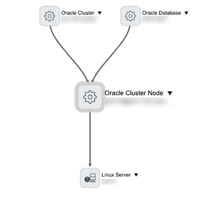 Oracle Cluster Node View Map​.