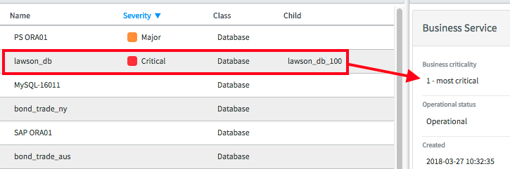 Click a database