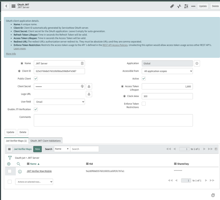 OAuth JWT