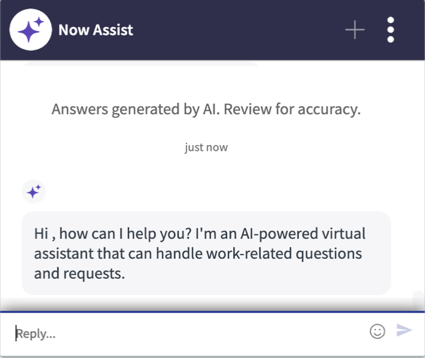 Open chat window with no skills activated triggers Knowledge Base.