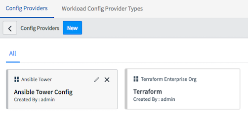 Provedores de configuração