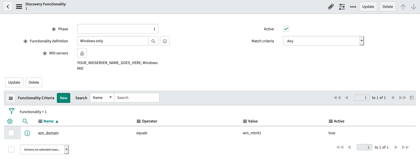 Funcionalidade de descoberta concluída