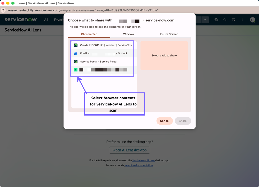 Capturer les contenus du navigateur