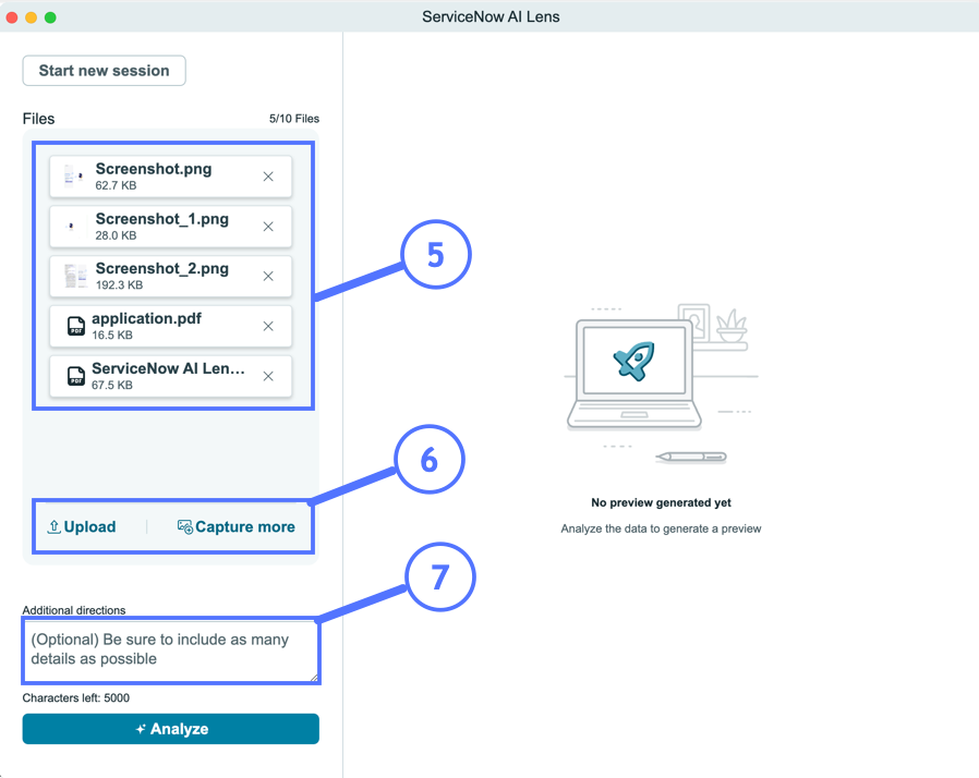 ServiceNow AI Lens Vue d’ensemble de la page d’aperçu.