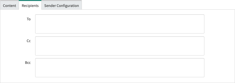 Guia Conteúdo no formulário Modelo do cliente de e-mail. Usado para especificar o conteúdo em uma mensagem do cliente de e-mail.