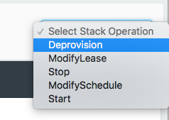 Operations for the user