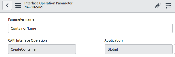 Container name