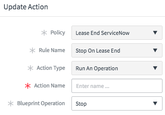 Stop operation