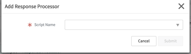 Adding a response processor with a workflow.