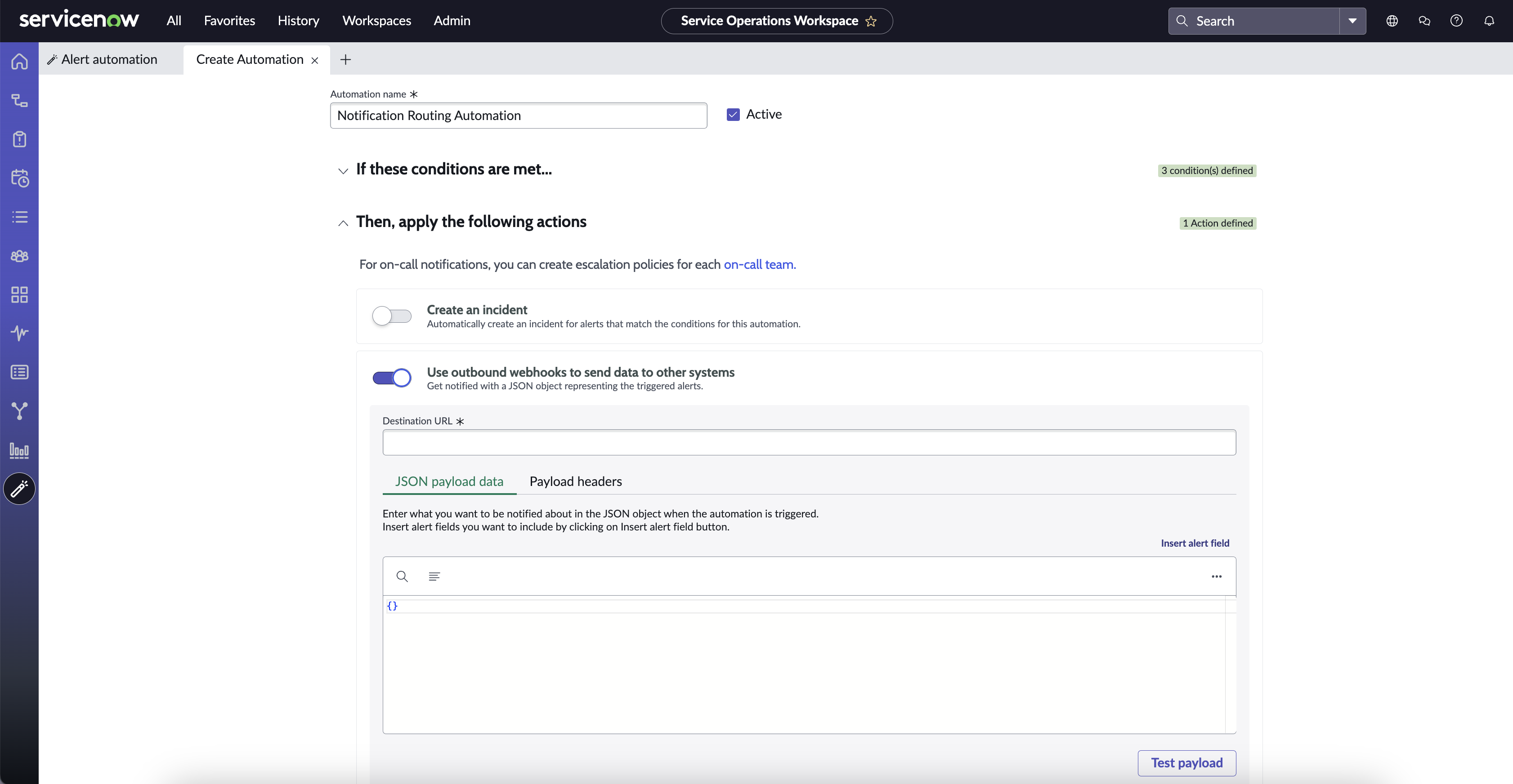 Respond automation actions