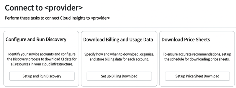 Home page after you set up a provider and assign insights_owner