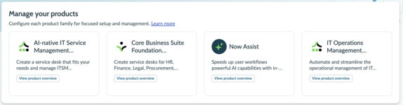 Capture d’écran montrant les vignettes d’applications et de modules d’extension restituées dynamiquement