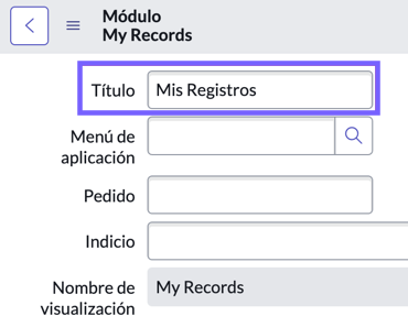 Translation field values.