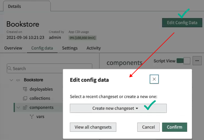 Create a changeset