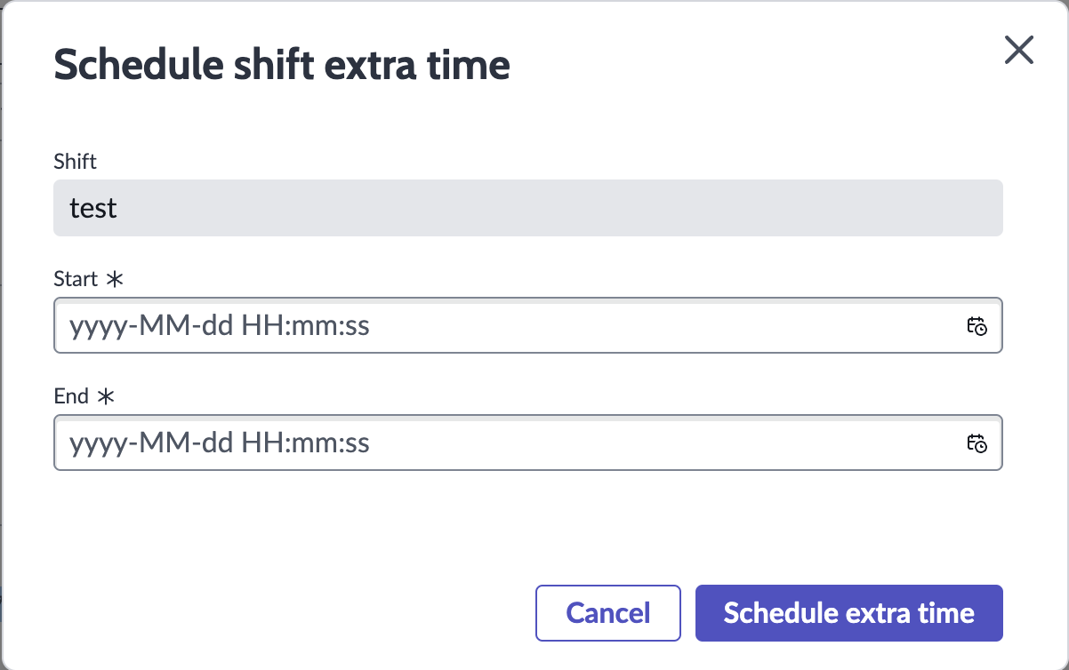 schedule extra time