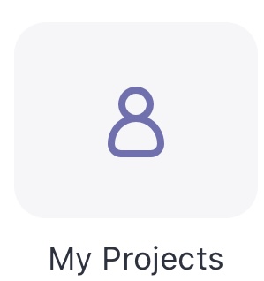 [自分のプロジェクトを表示 (View my projects)]。
