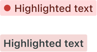 Critical alert color scheme