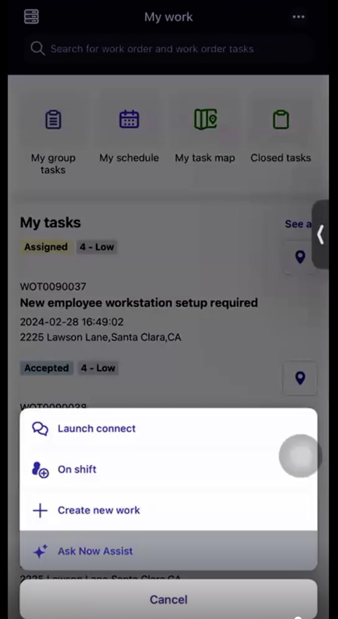 Ask Now Assist