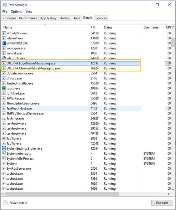 Native Messaging Chrome and MS Edge exe files.