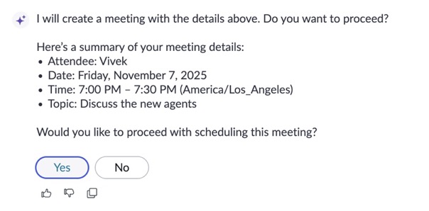 Summary of the meeting details.