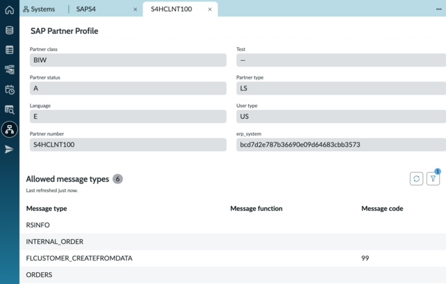 Zero Copy Connector for ERP profile record for one individual profile.