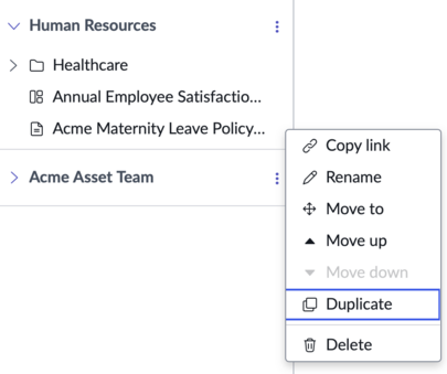 Duplicate a Doc in CWM.