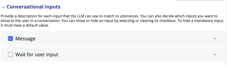 Screen displaying the show-hide checkboxes for fields.