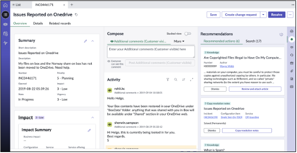 Guidance based recommendations
