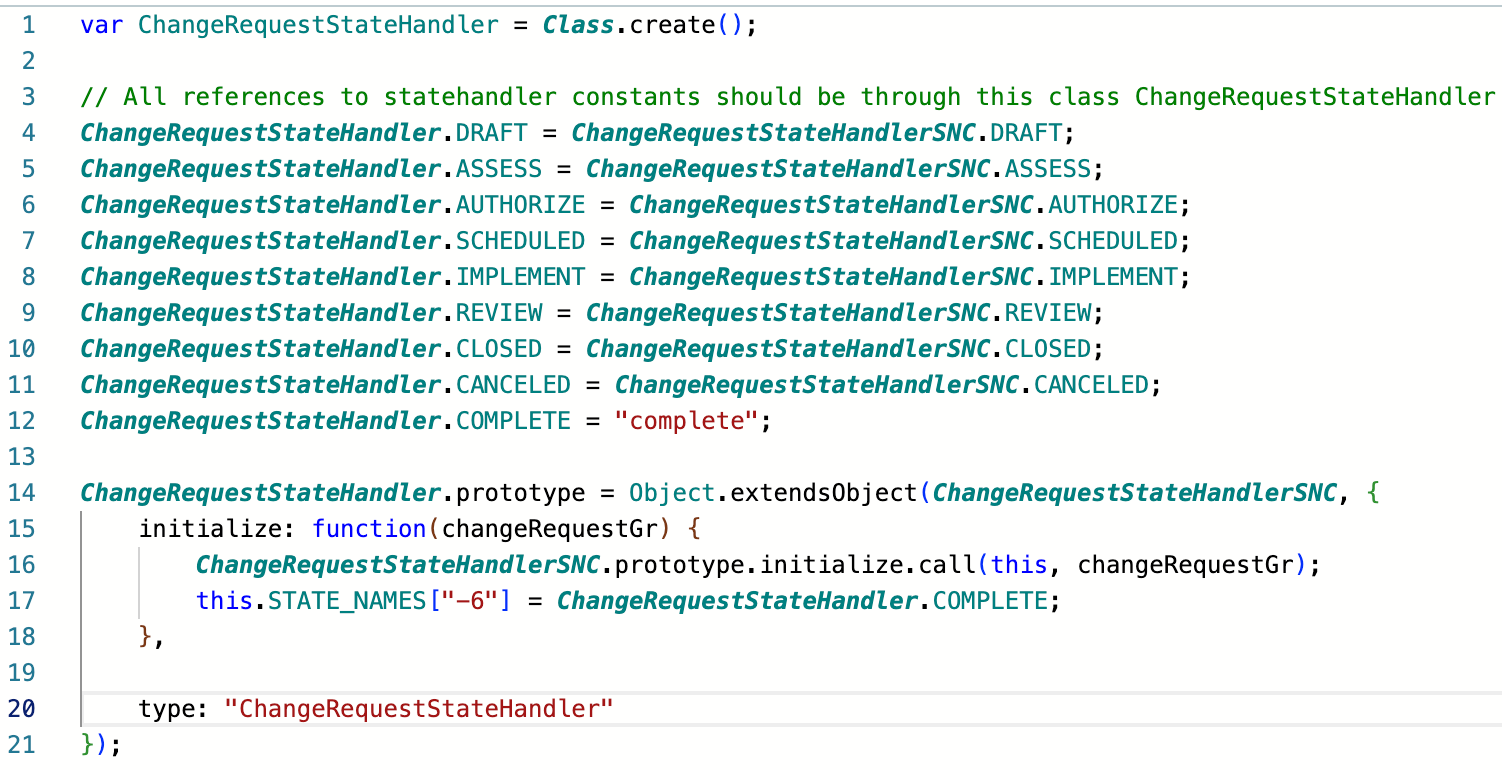 Modified script