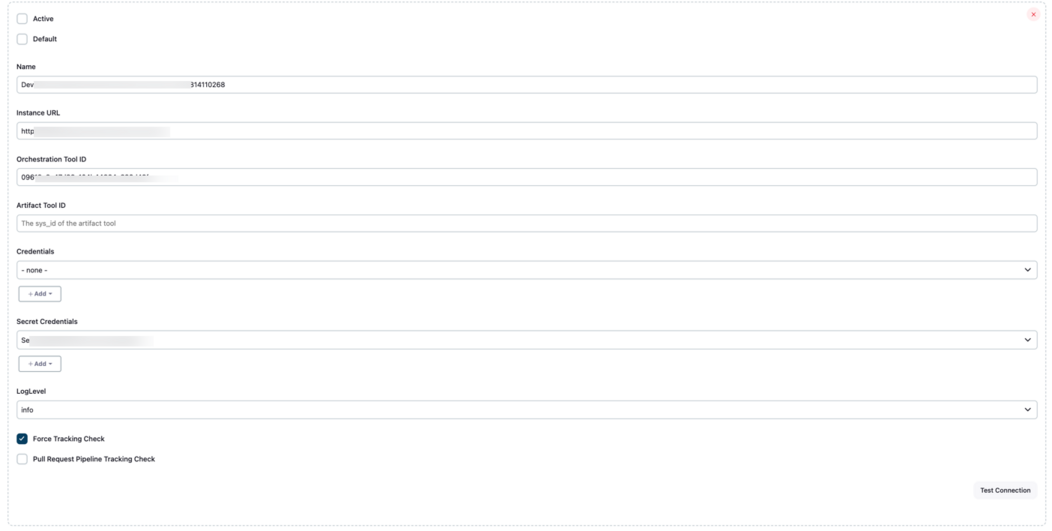 Fields to be configured in Jenkins.
