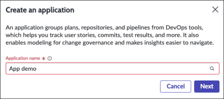 Create an application.