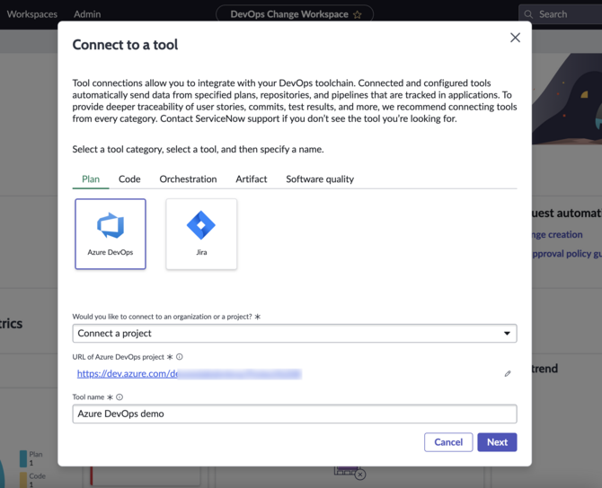 Connect to project.