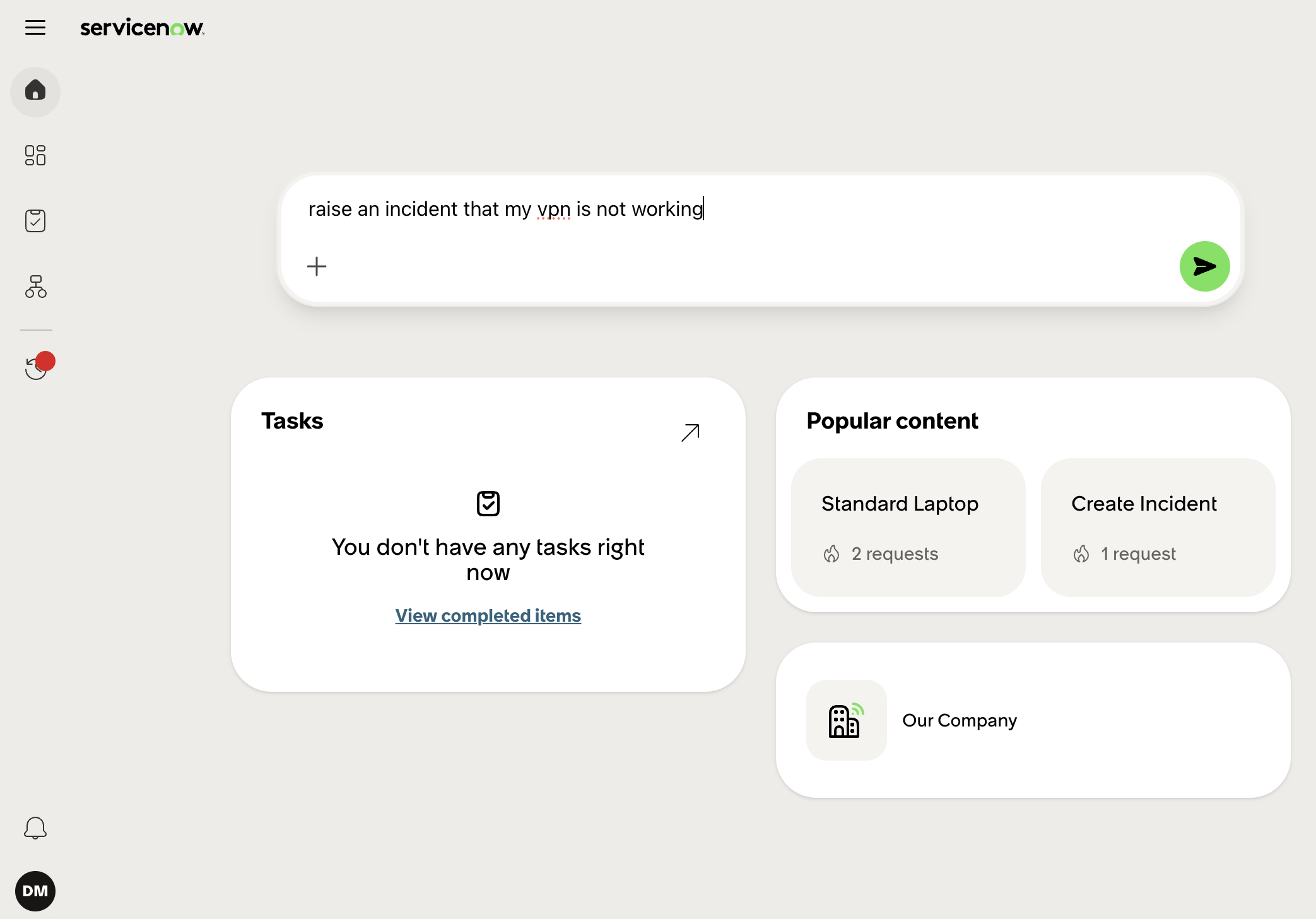 Submit an incident in Employee Slate