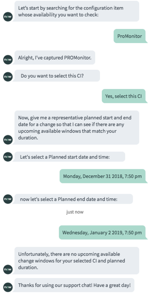 Identify Available Change Windows topic.