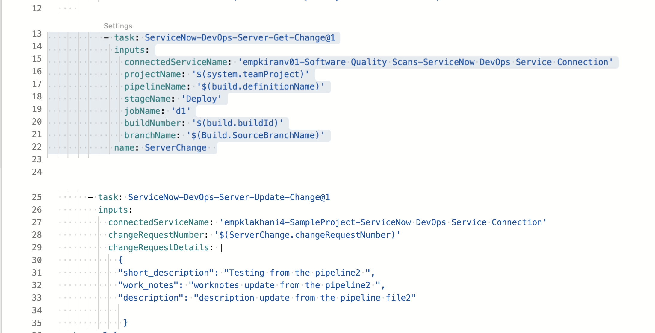 Get and Update scripts for server.