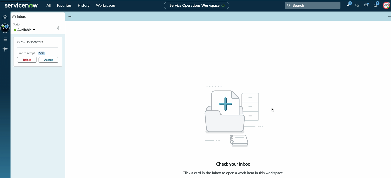 AI native Inbox availability setting.