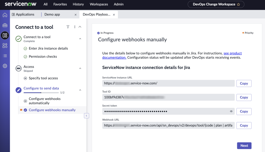 Jira configure webhooks manually.