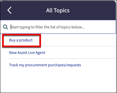 All topics in NA for SPO virtual agent.