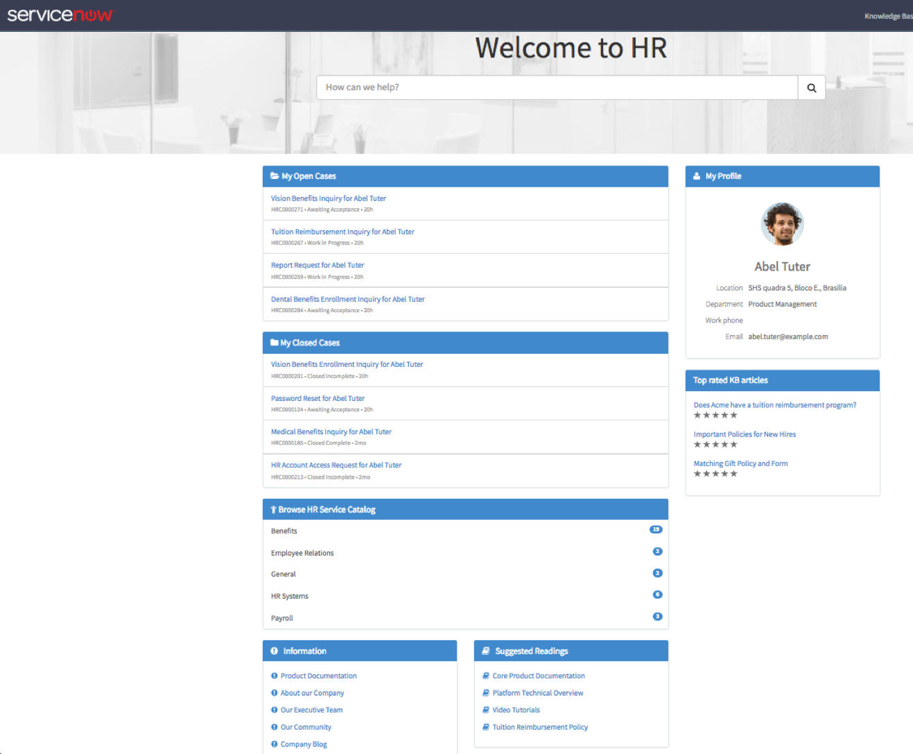 HR-Service Portal