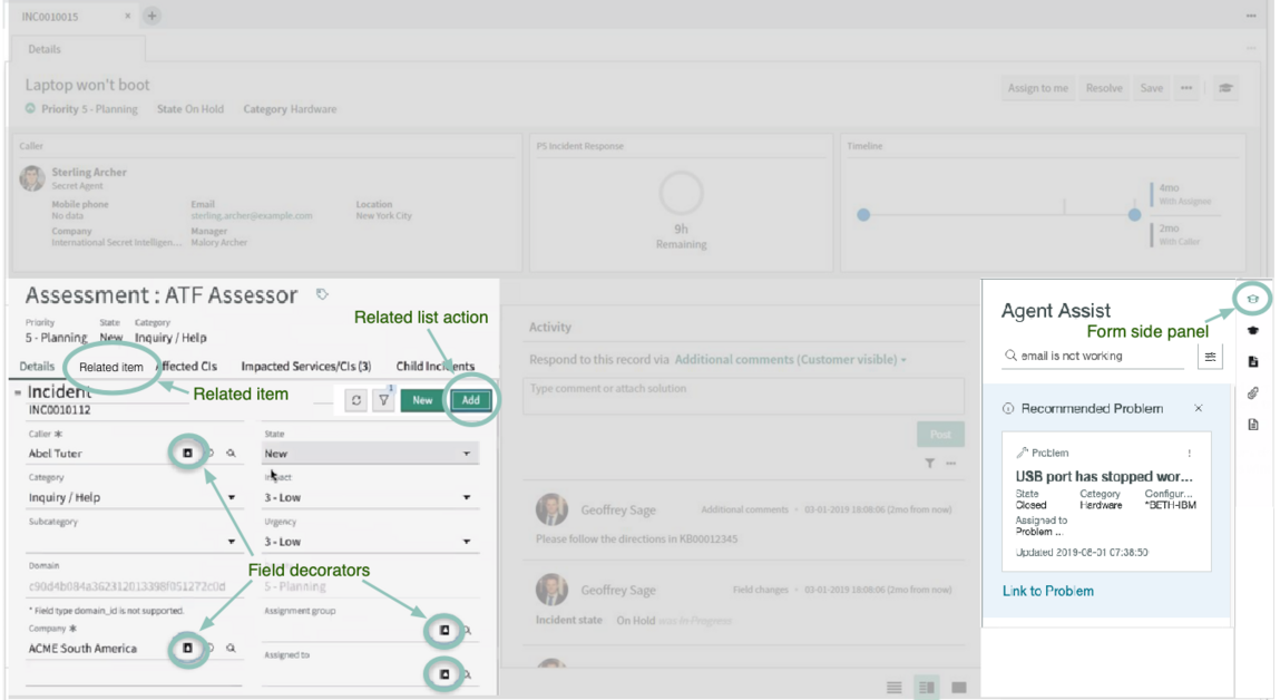 Registrar ações de exibição