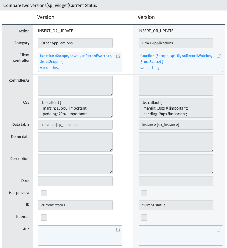 Comparação entre widgets do sistema personalizados e de base